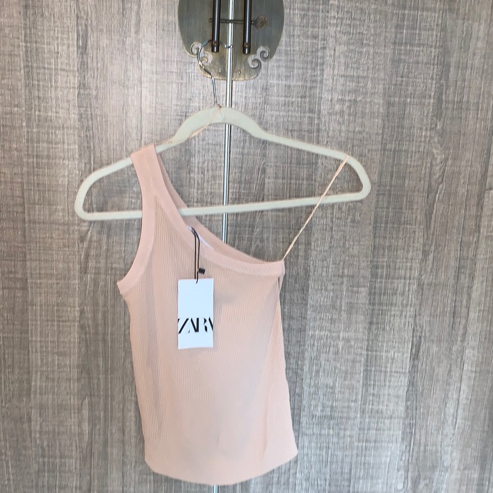 Zara Asymmetrical Knit Top